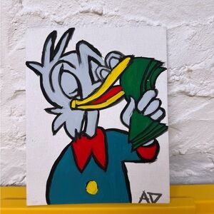 Colorful Cartoon Character Canvas Art